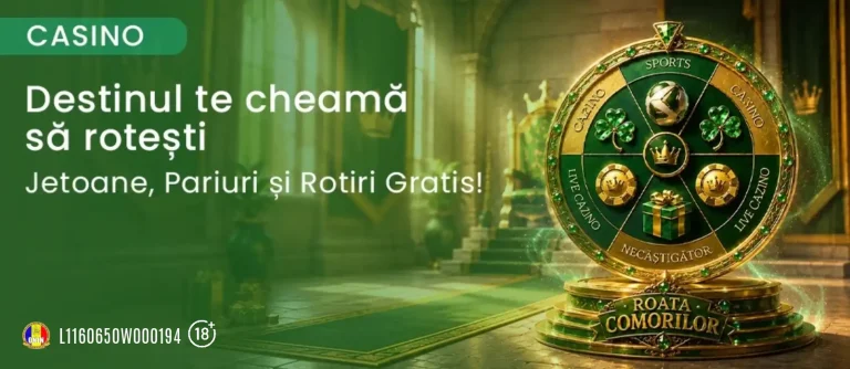 Învârte Roata Comorilor King Casino și poți câștiga un bonus în fiecare zi