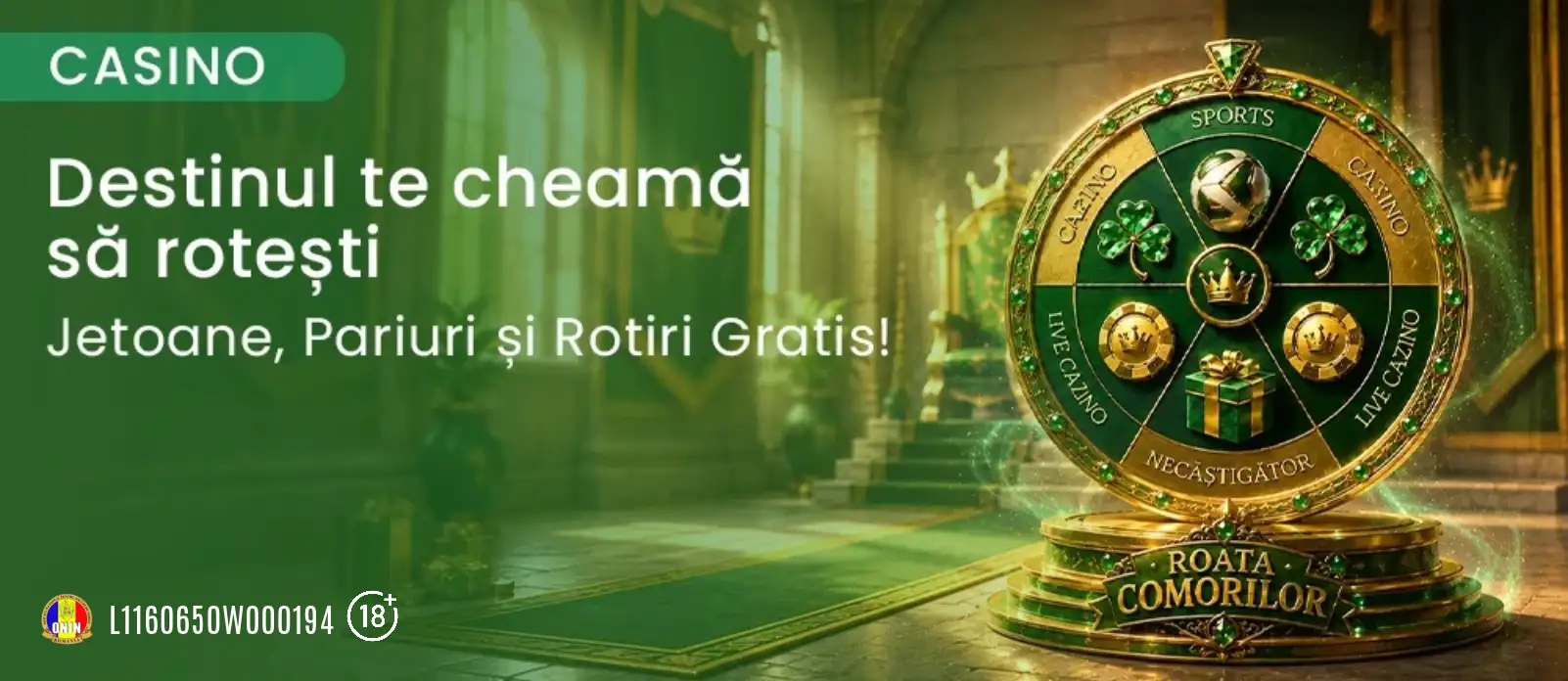 Învârte Roata Comorilor King Casino și poți câștiga un bonus în fiecare zi