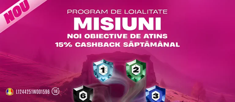 Programul de loialitate VictoryBet îți aduce zeci de recompense și până la 15% cashback săptămânal