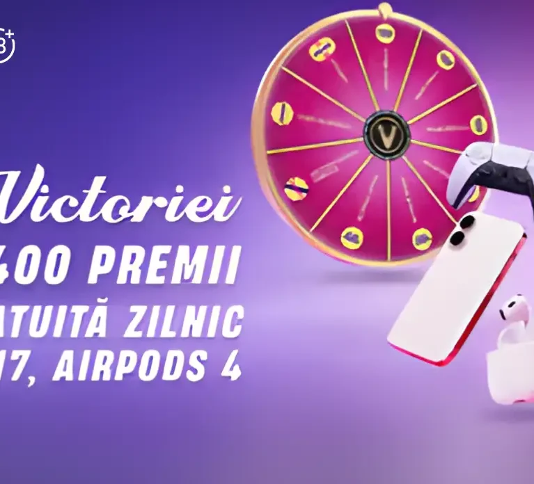 Roata Norocului VictoryBet – Fiecare învârtire îți poate aduce Rotiri Gratuite, 500 RON cash și multe alte premii