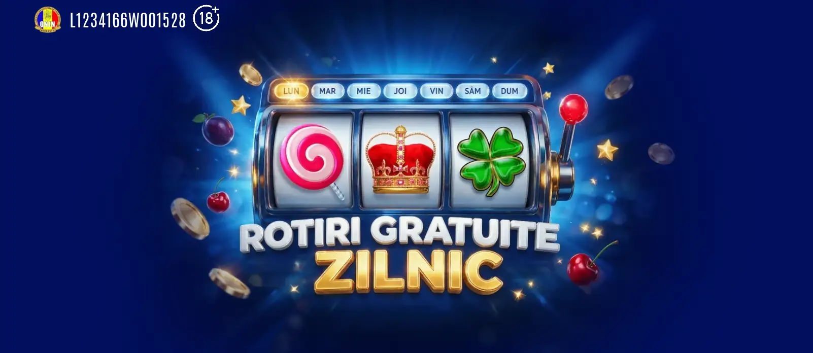 Depune luni si primesti 50 Rotiri Gratuite zilnic la Winner pe parcursul intregii saptamani