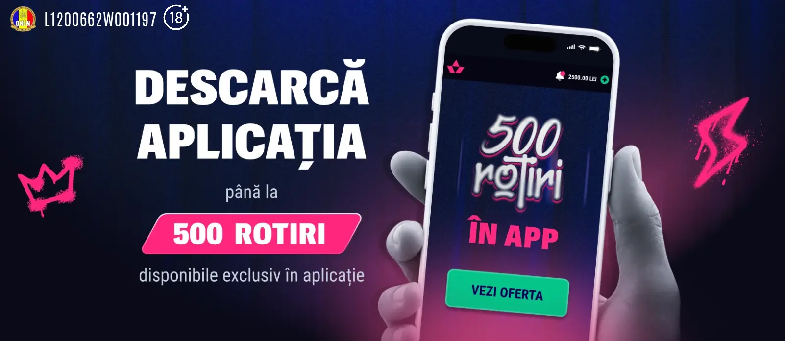 Descarca aplicatia FavBet si poti incasa pana la 500 Rotiri Gratuite