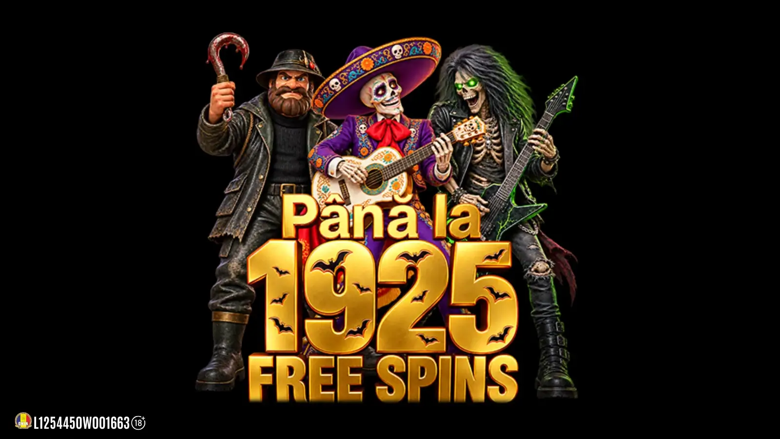 Fortuna - Câștigă până la 1950 Rotiri Gratuite cu Halloween Pass