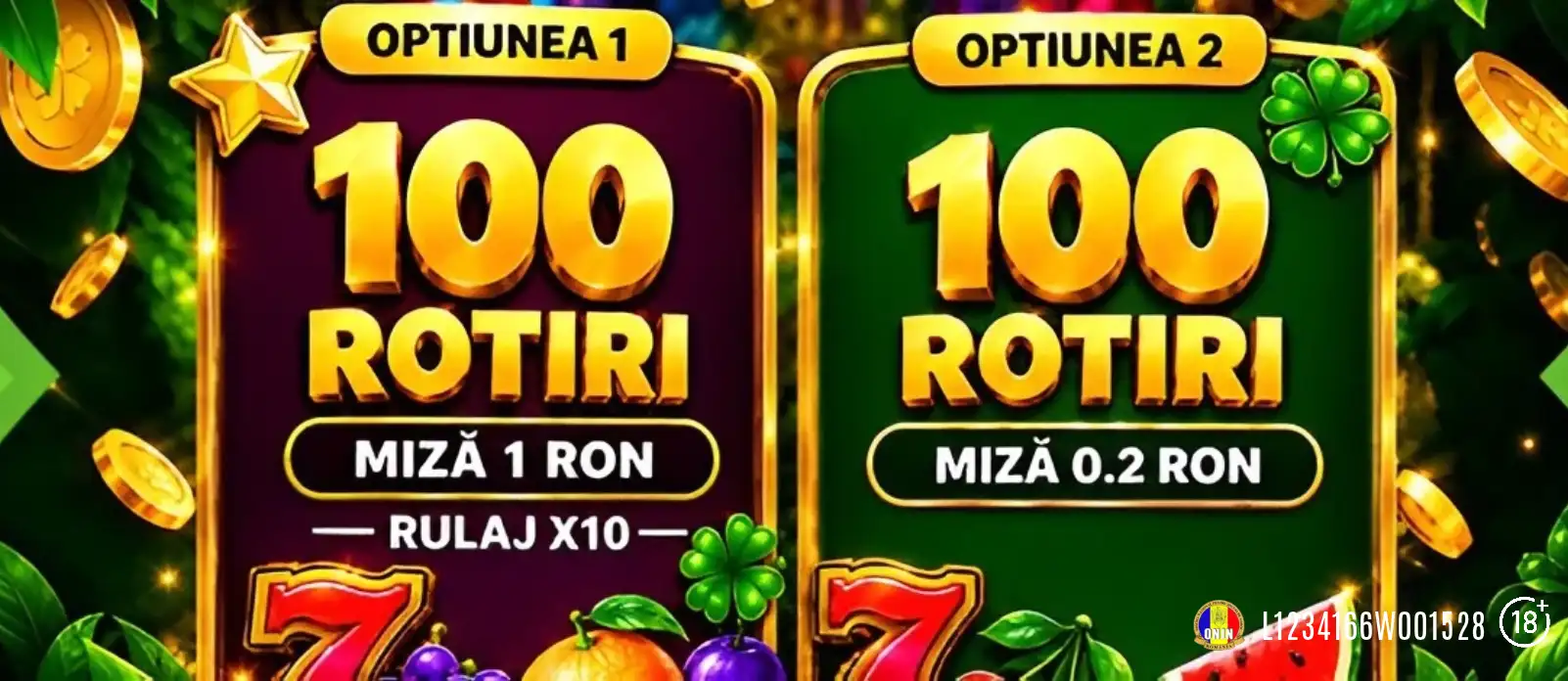 Oferta Lunii EGT Digital la 888 - 100 Rotiri Gratuite pe 1 RON sau 100 Rotiri Gratuite pe 0.20 RON