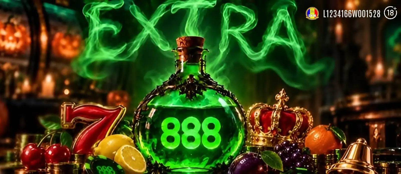 Oferta de Halloween 888 Casino - 100% bonus la depunere pana la 666 RON