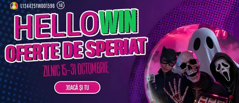 Până la finalul lunii octombrie, Calendarul HelloWin de la VictoryBet îți aduce câte un bonus nou în fiecare zi