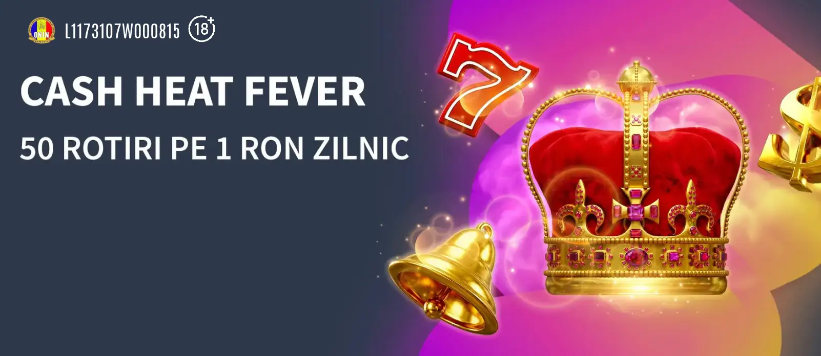 Pana pe 18 octombrie poti activa zilnic 50 Rotiri Gratuite pe 1 leu la ContiCazino