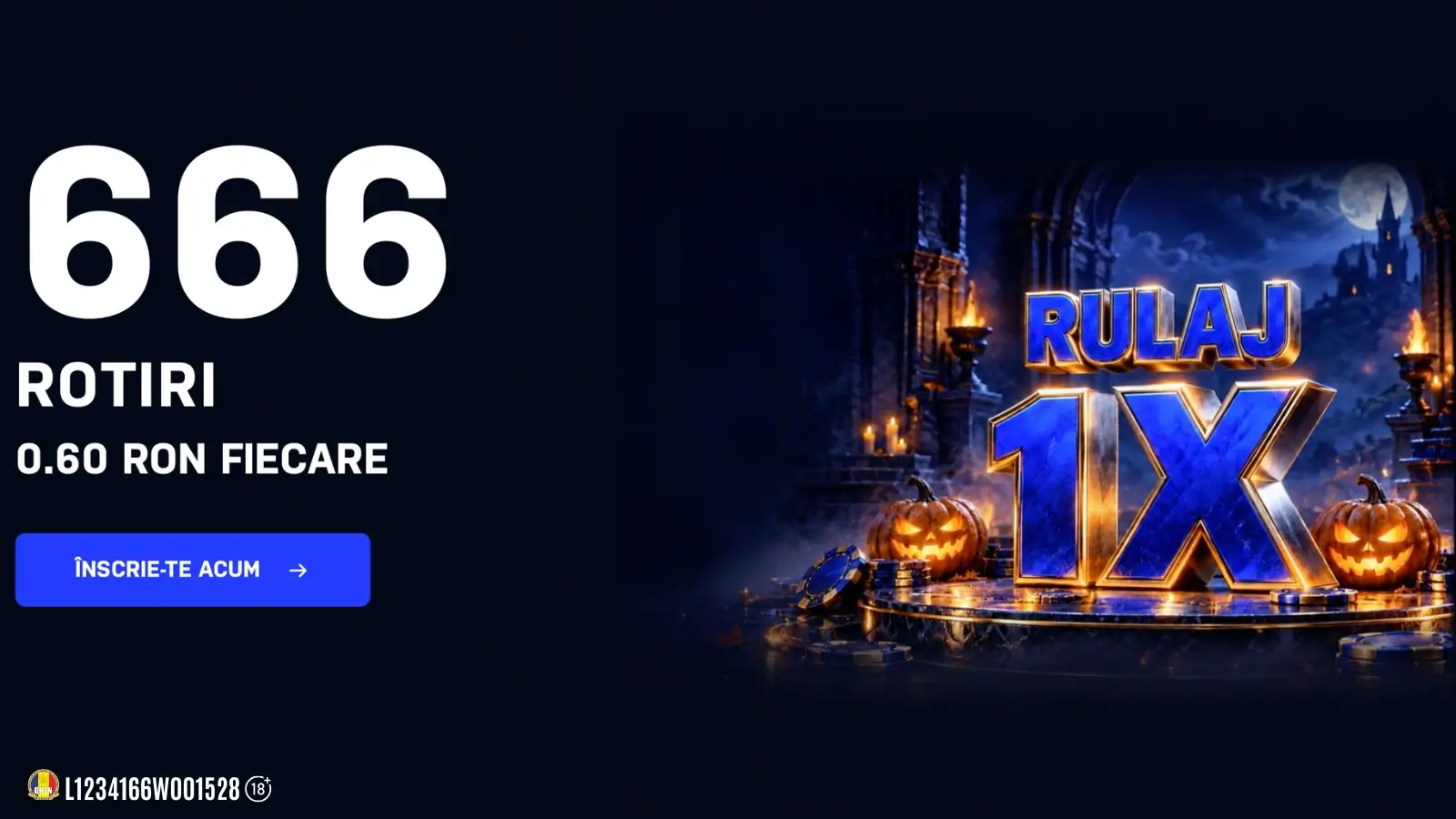 Winner - 666 Rotiri Gratuite cu Rulaj 1X